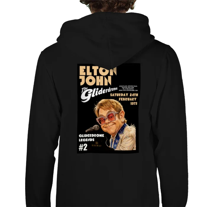 Hoodie Rear Legends Elton John